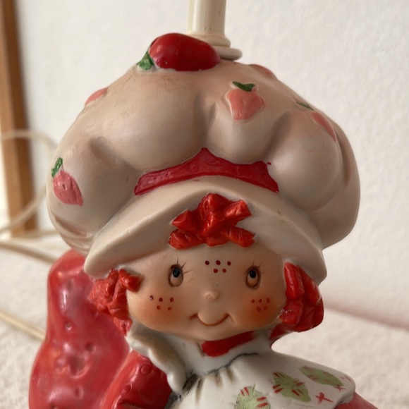 Vintage 1980s Strawberry Shortcake Lamp 16” Tall USED! Read Description! - Picture 4 of 9